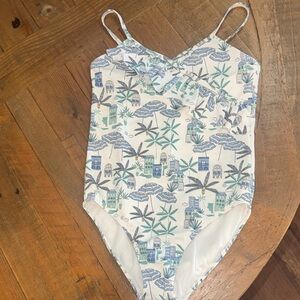 Janie and Jack Beach Scene Kids One Piece